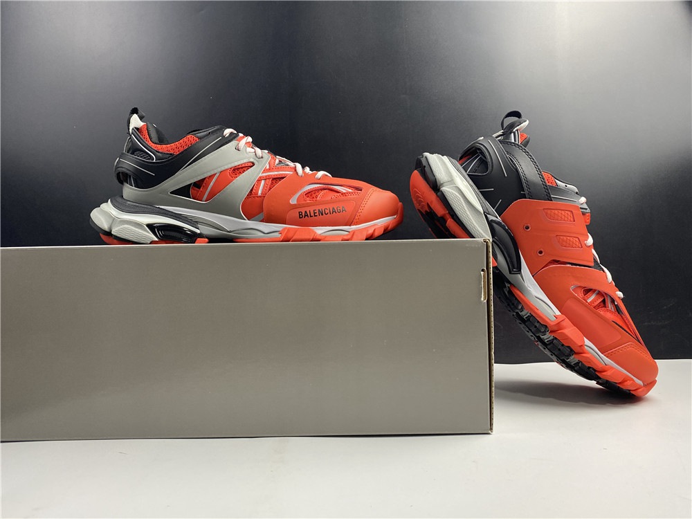 BLG Track Trainers Red Grey